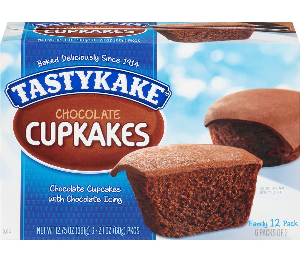 Tastykake Chocolate Cupcakes (12.8 oz, 6 ct)