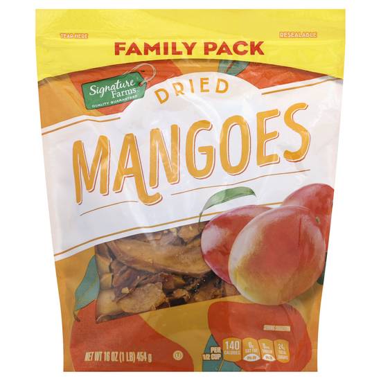 Signature Farms Mangoes Dried Family pack (16 oz)