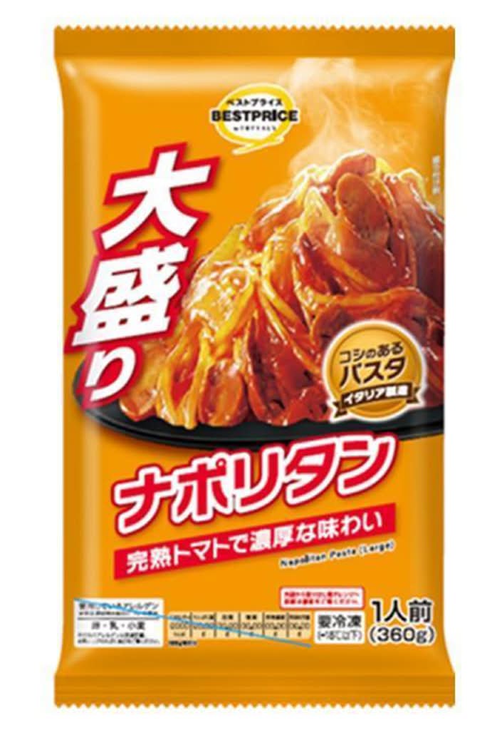 トップバリュ ベストプライス 大盛りナポリタン (360g)
