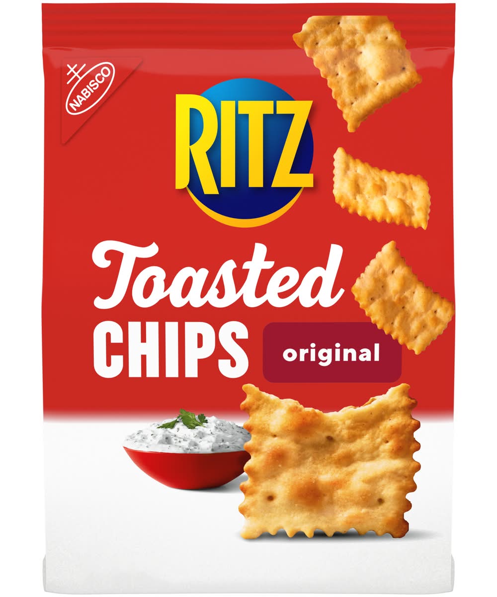 Ritz Toasted Chips Crackers, Original (8.1 oz)