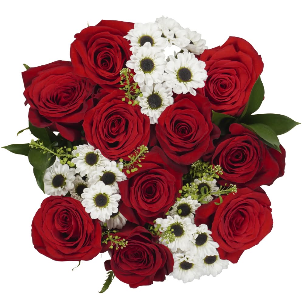 Bloom Haus Classic Red Rose Bouquet