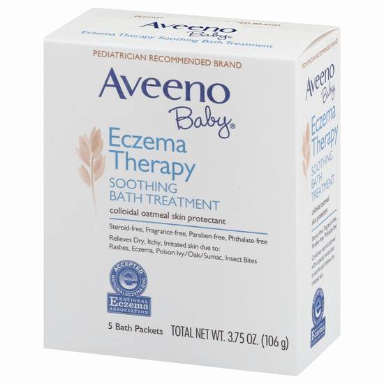 Aveeno Baby Eczema Therapy Soothing Bath (5 ct)