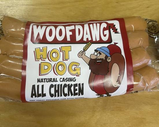 All Chicken Hot Dogs