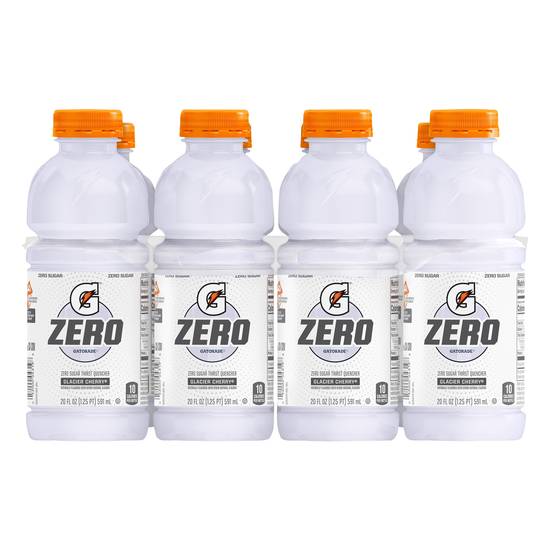 Gatorade Zero Glacier Cherry Flavor Thirst Quencher (8 ct, 20 fl oz)