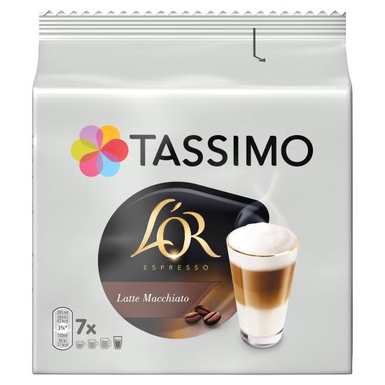 Tassimo L'or Espresso Latte Macchiato Coffee (7 pack)