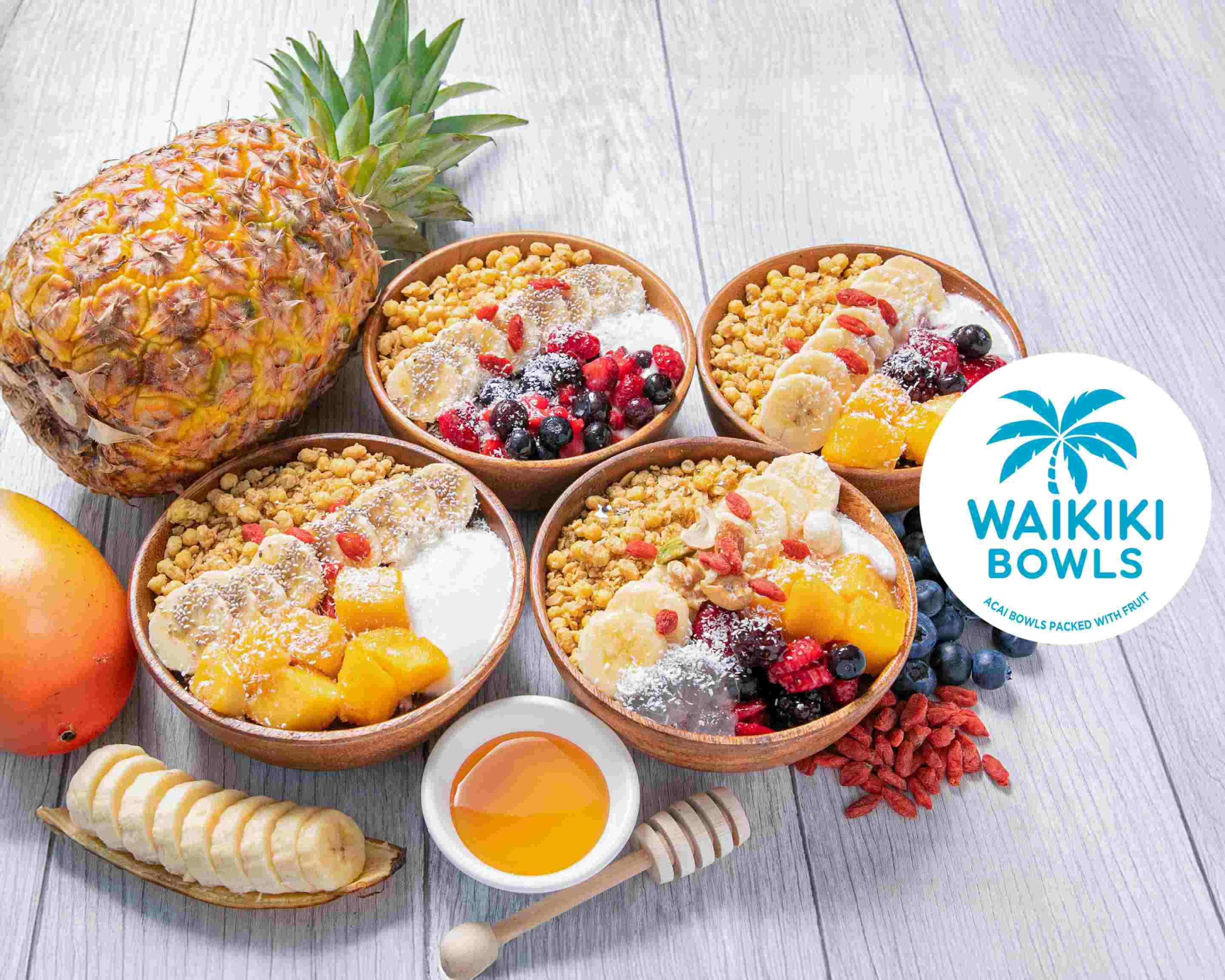 フルーツたっぷりアサイーボウル】ワイキキ・ボウルズ 日向店の出前