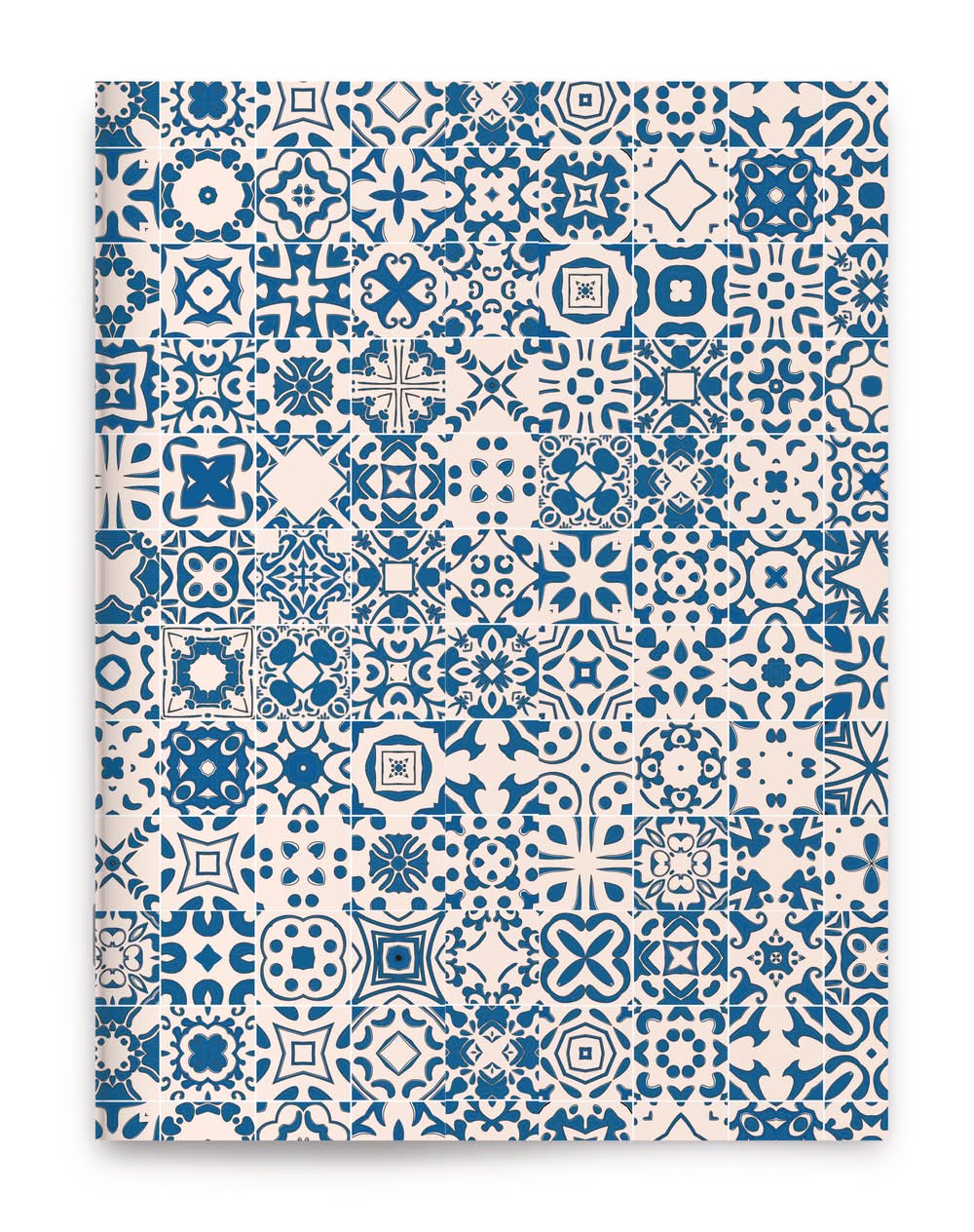 Caderno Agrafado A5 32 folhas Azulejo Português Azul