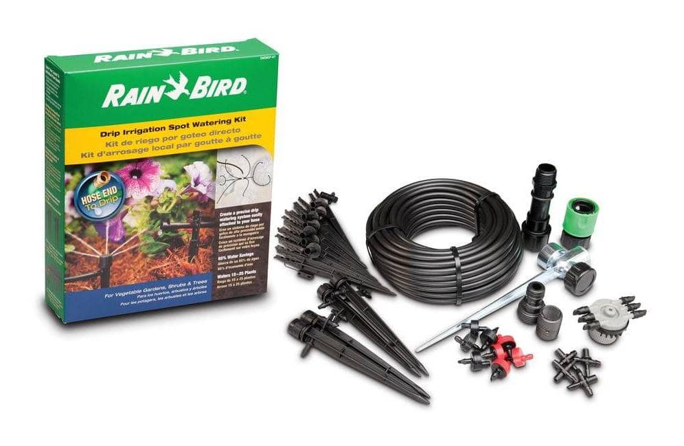 Rain Bird Hose End Drip Irrigation Spot Watering Kit