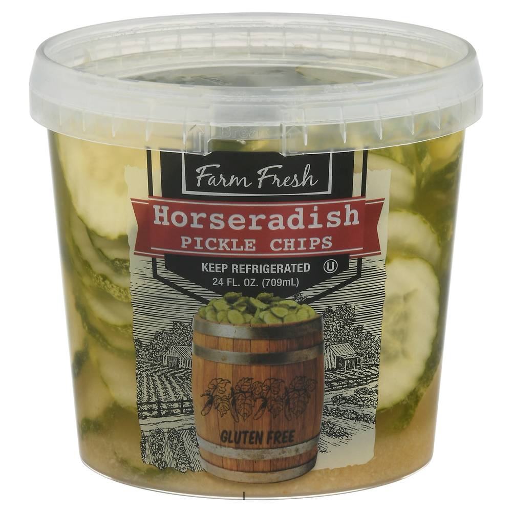 Farm Fresh Horseradish Pickle Chips (24 fl oz)