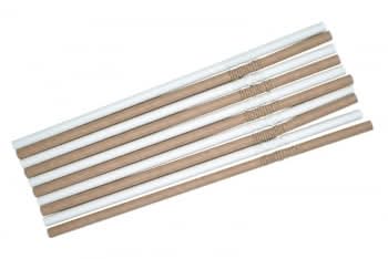Set 40 Pajitas Flexibles de Papel Fackelmann 6x240 mm