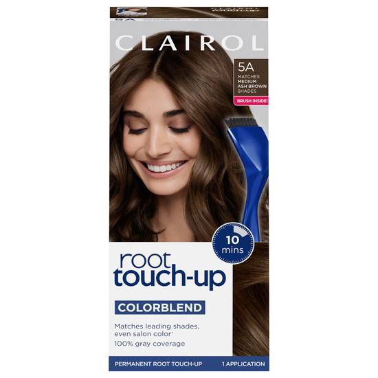 Clairol 5a Medium Ash Brown Shades Root Touch-Up Permanent Hair Color