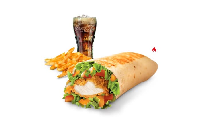 Menú Chicken Burrito
