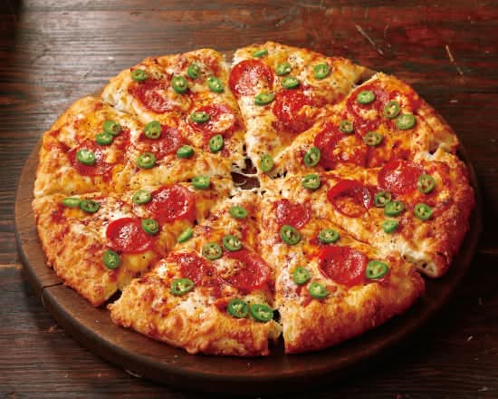 【大辛２倍】ピザーラ　セラーノペッパー 【Extra Hot / Twice the spice】 Pizza-la Serrano Pepper with Aged Salami