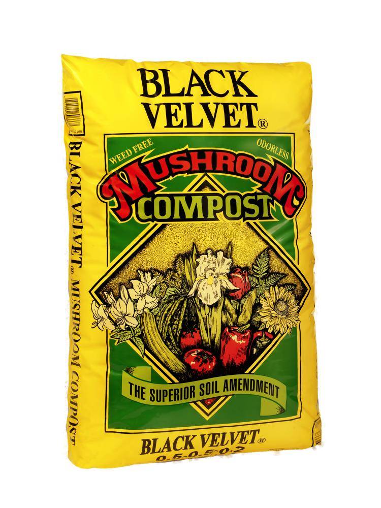 Black Velvet Mushroom Compost 40-lb Mushroom Soil Organic Compost | 00051524606667