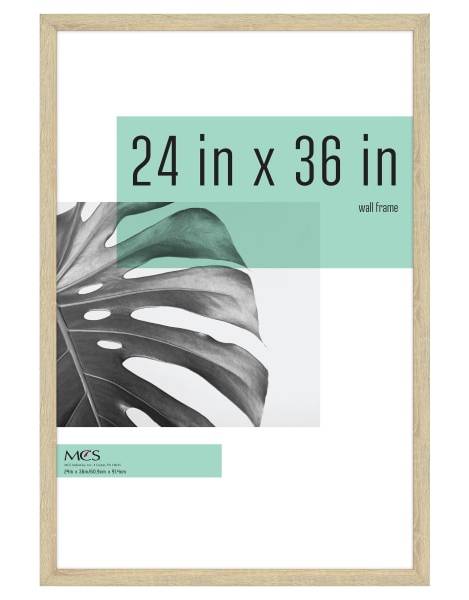 MCS Gallery Natural Woodgrain Poster Frame, 24x36 in