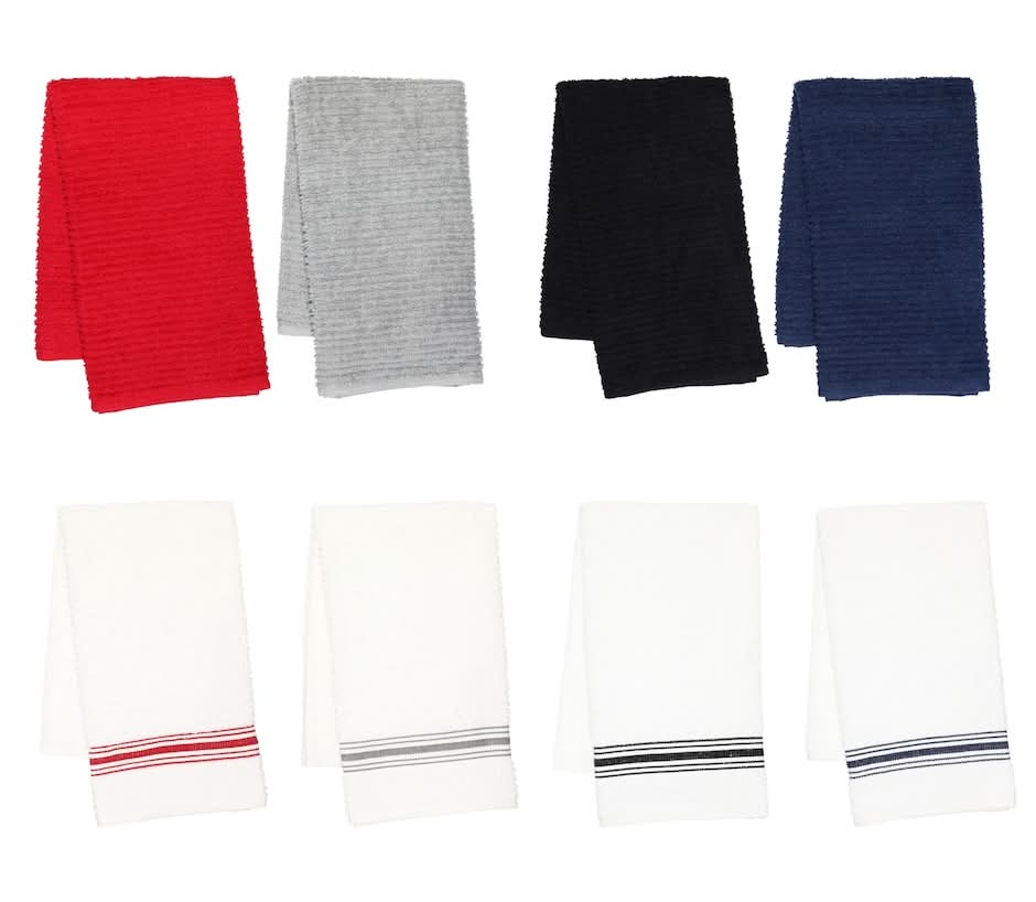 Home Collection Bar Mop Towels, Assorted Colors
