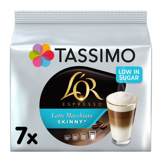 Tassimo L'OR Skinny Latte Macchiato Coffee Pods x7