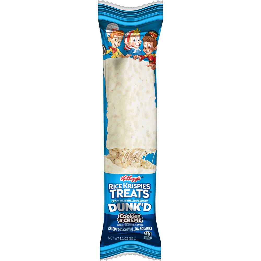 Rice Krispies Treats Dunk'd Crispy Marshmallow Squares, Cookies 'N' Creme (3.1 oz)