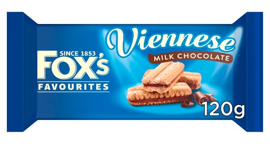 Fox's Milk Chocolate, Viennese Biscuits (120g)