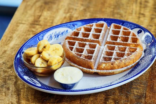 Bananas Foster Waffle