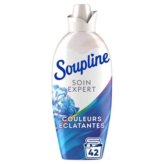 Soupline - Adoucissant concentré soin expert couleurs éclatantes 42 Lavages  (1,042 L), Delivery Near You