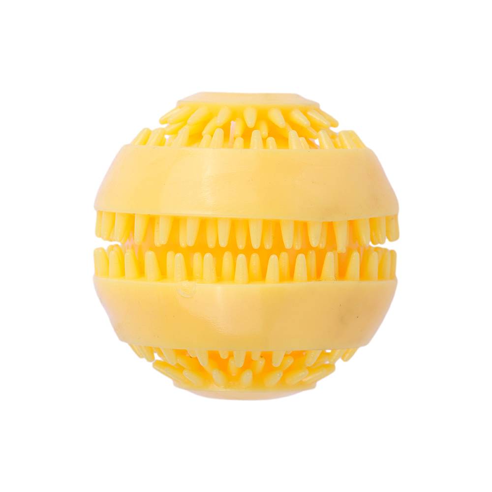 Miniso pelota de plástico amarillo (1 pieza)