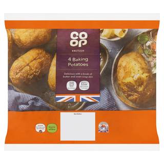 Co-op British 4 Baking Potatoes