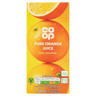Co-op Pure Orange Juice 1 Litre