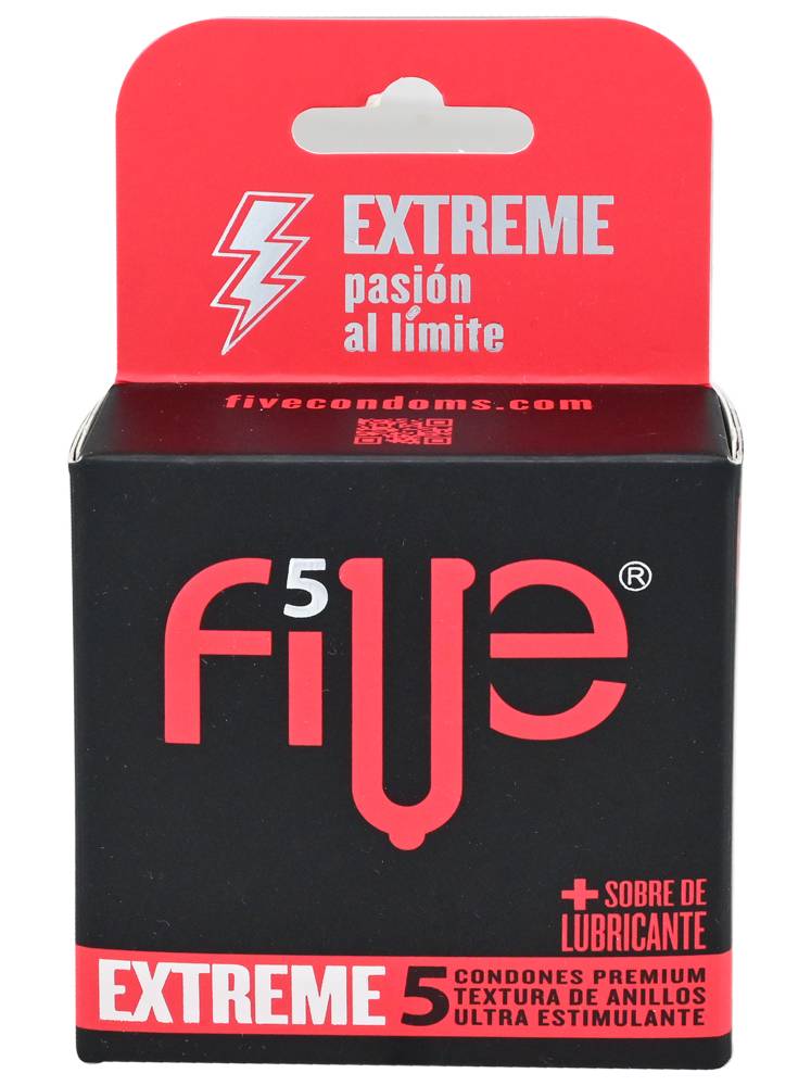 Five PRESERVATIVOS EXTREME 5 CAJ*5