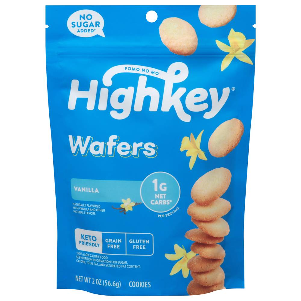 Highkey Keto Grain & Gluten Free Wafers (vanilla)