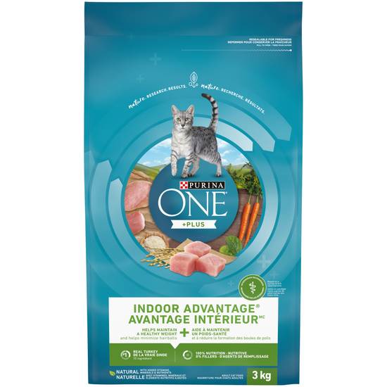 Purina One Indoor Advantage Turkey Dry Cat Food (3 kg)
