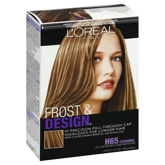 L'oréal Hi-Precision Pull-Through Cap Caramel H65 Highlights For Longer Hair