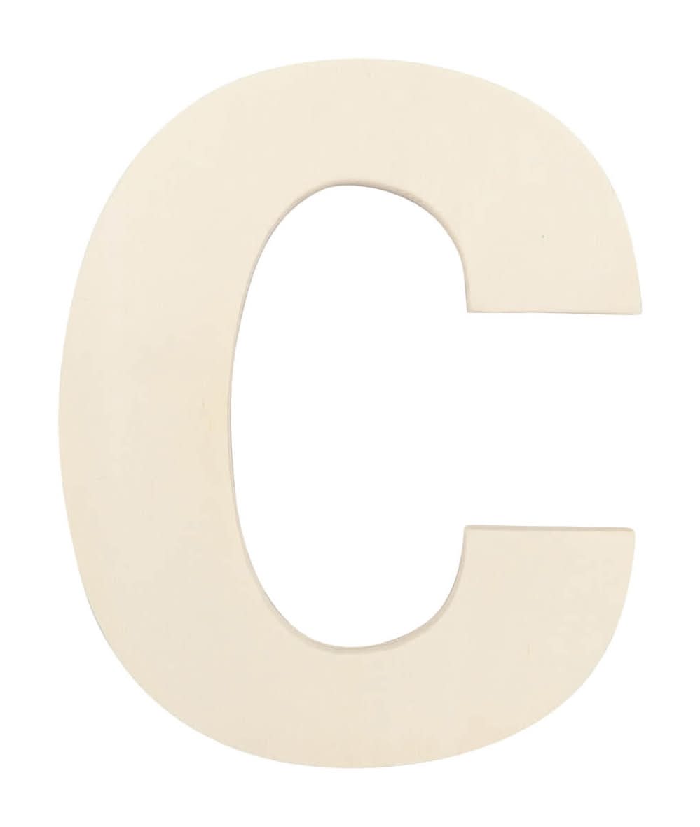 Wooden Letter C