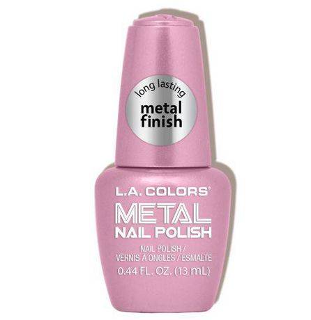 L.a. Colors Long Lasting Metal Nail Polish (crystal pink)