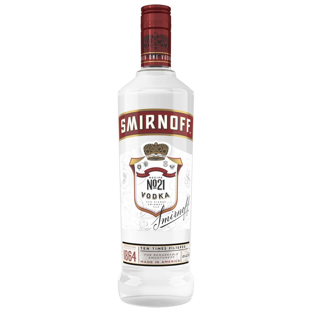 Smirnoff No.21 80 Proof Vodka (750 ml)