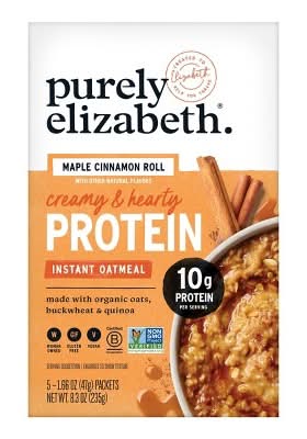 purely elizabeth. Maple Cinnamon Roll Protein Oatmeal - 8.3oz/5ct