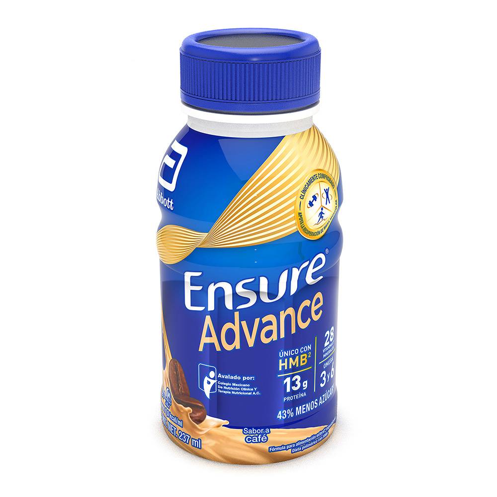 Abbott · Fórmula ensure advance, café (237 ml)