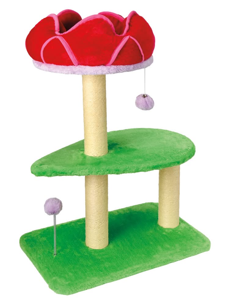Heart to Tail Rose Novelty Cat Tower