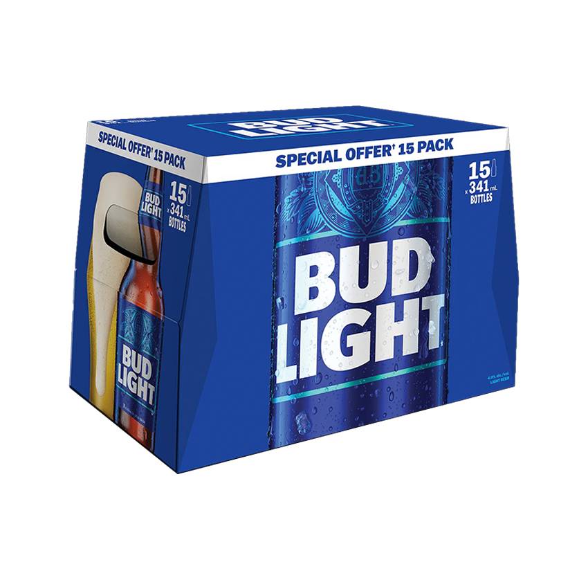 Bud Light Beer (15 pack, 341 mL)
