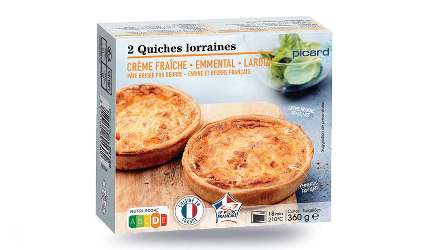 2 quiches lorraines