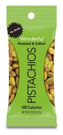 Wonderful Roasted Salted Pistachios No Shell (0.8 oz)