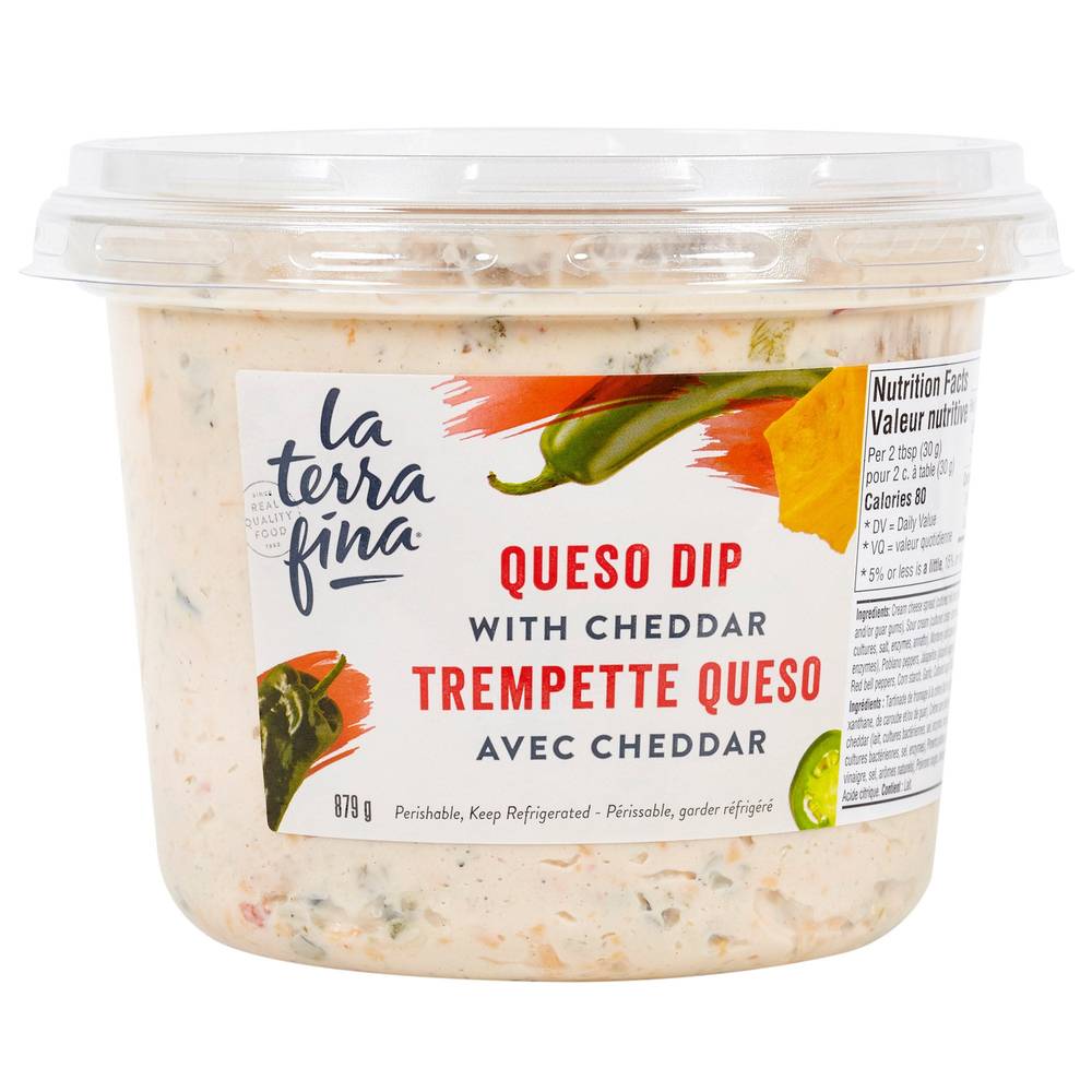 La Terra Fina Mild Cheddar Queso Dip, 879 G