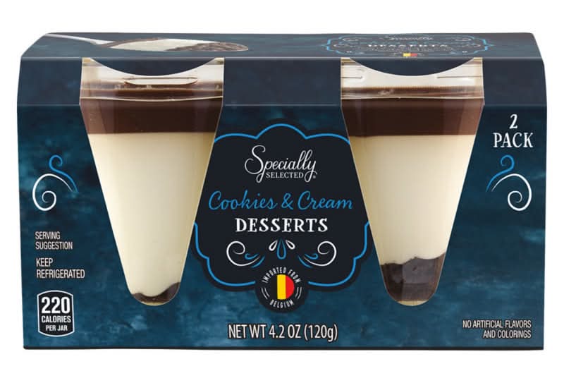 Specially Selected Dessert Mousses Cups, Cookies-Cream (4.2 oz, 2 ct)