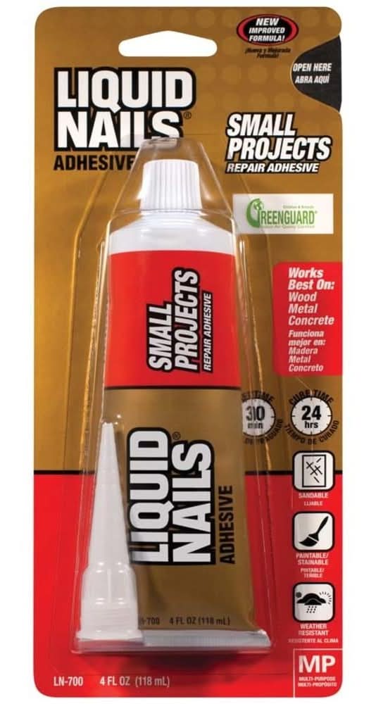 LIQUID NAILS Small Projects 4 -fl oz All purpose Paste Multipurpose Adhesive