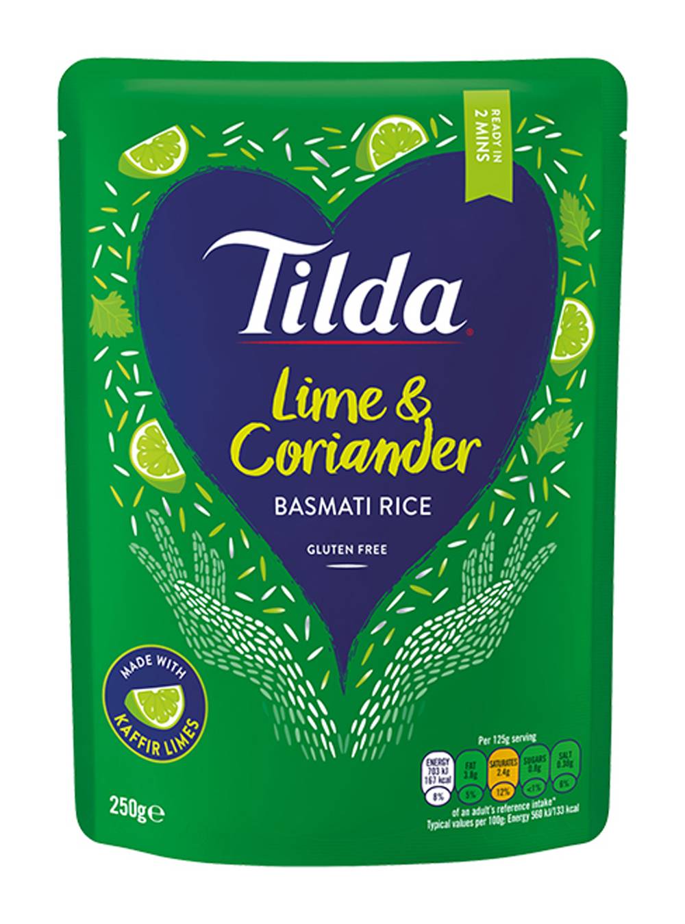 Tilda Basmati Rice Lime & Coriander (250g)