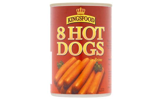 Kingsfood Hot Dogs In Brine 400g