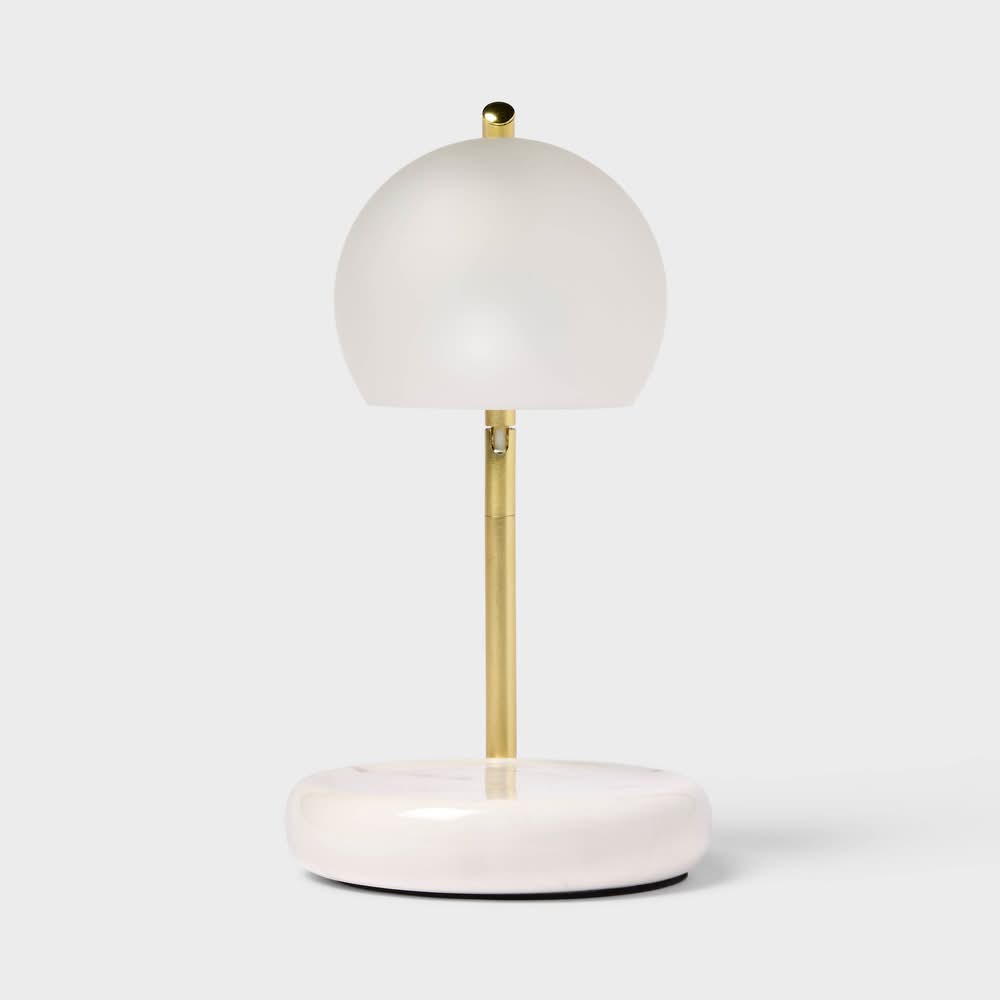 Threshold Candle Lamp Warmer, White Frosted