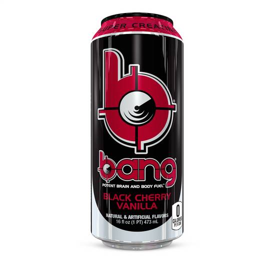 Bang Super Creatine Black Cherry Vanilla Flavor Energy Drink (16 fl oz)