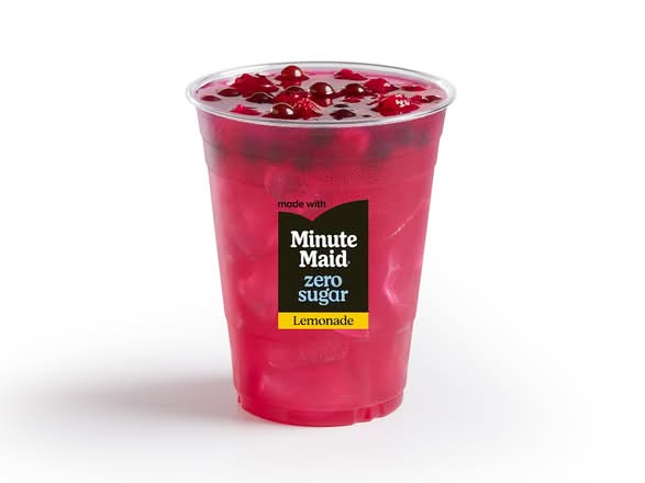 Dragon Fruit Blueberry Poppers Lemonade