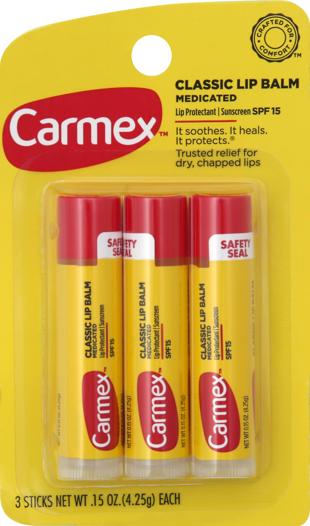 Carmex Medicated Sunscreen Spf 15 Classic Lip Balm (0.2 oz)